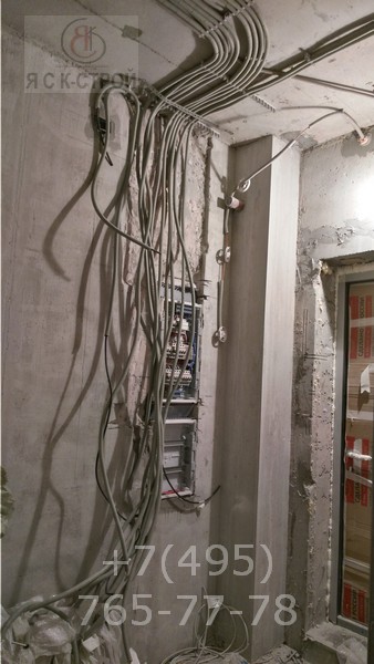 Подводим все провода в щитовую квартиры